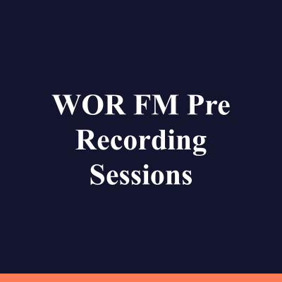 WOR FM Pre Recording Sessions Bogotá